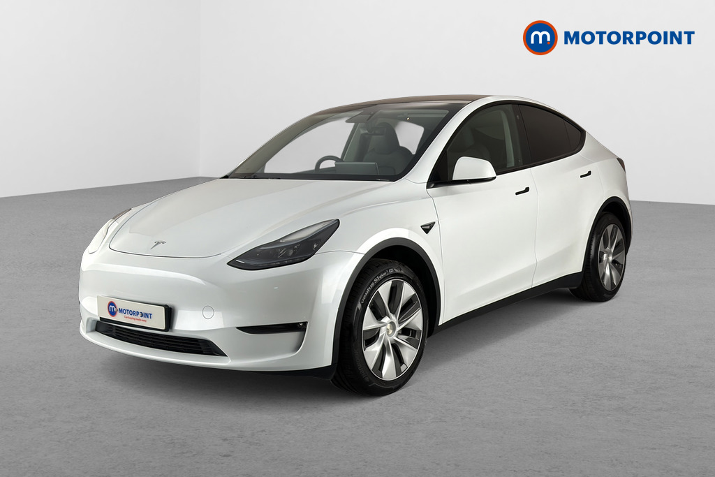 Tesla Model Y Long Range Automatic Electric SUV - Stock Number (1658038) - Passenger side front corner