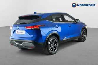 Nissan Qashqai Tekna Automatic Petrol-Electric Hybrid SUV - Stock Number (1658881) - Passenger side rear corner