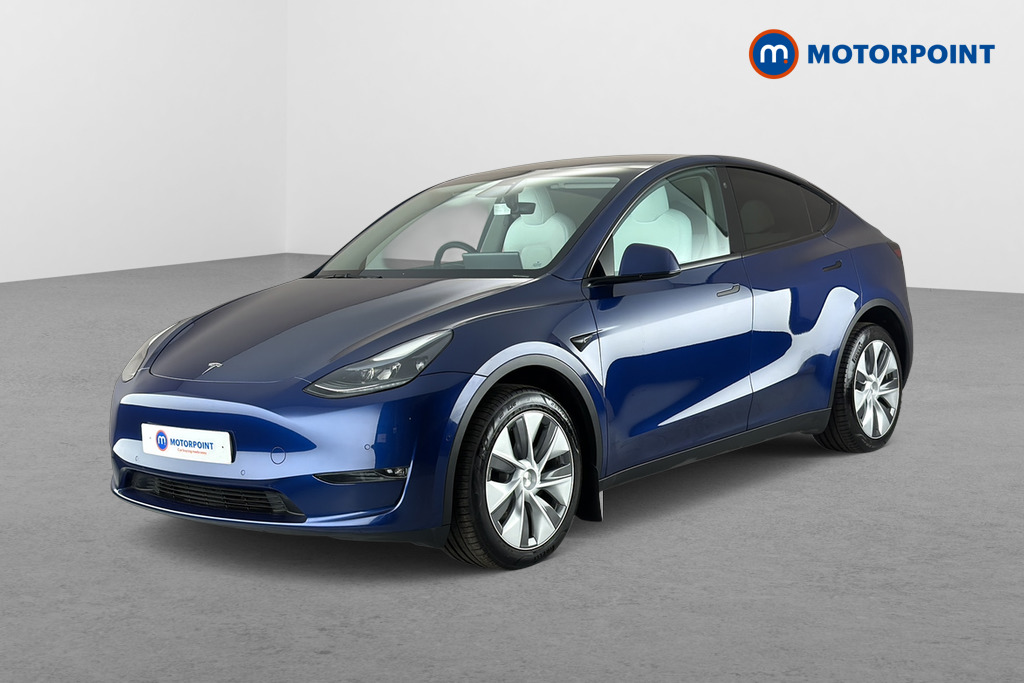 Tesla Model Y Long Range Automatic Electric SUV - Stock Number (1659696) - Passenger side front corner