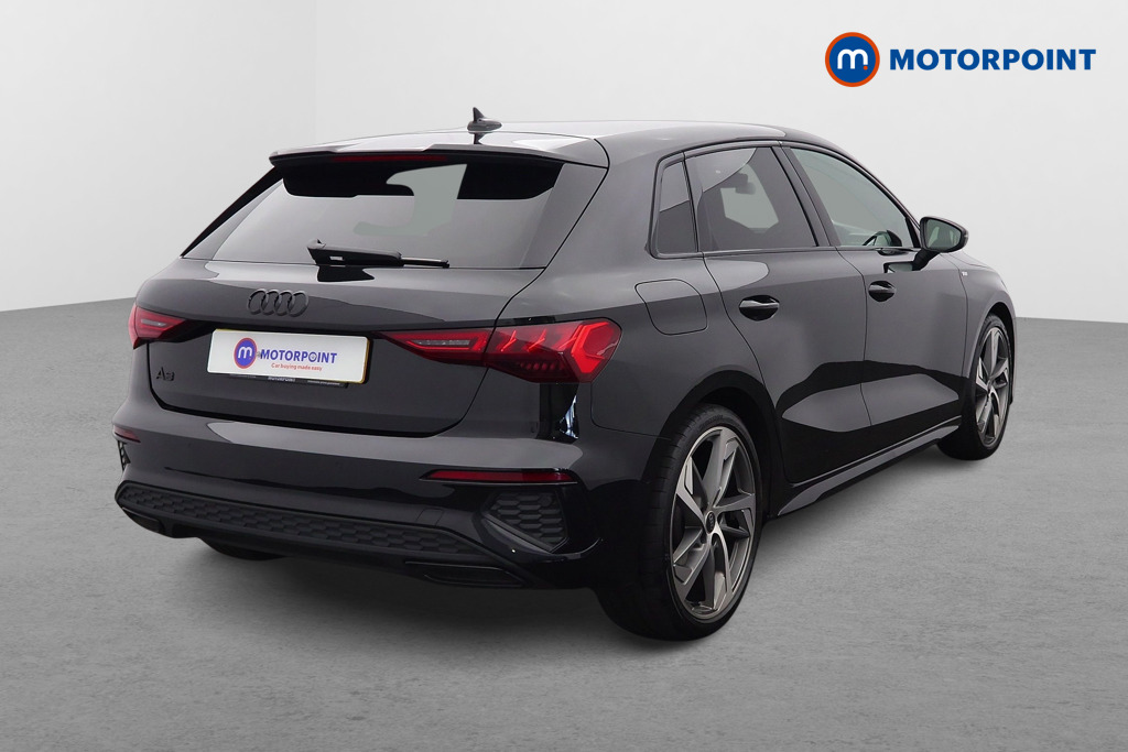 Audi A3 Black Edition Automatic Petrol Hatchback - Stock Number (1660396) - Drivers side rear corner