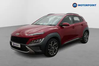 Hyundai Kona Ultimate Automatic Petrol-Electric Hybrid SUV - Stock Number (1646372) - Passenger side front corner
