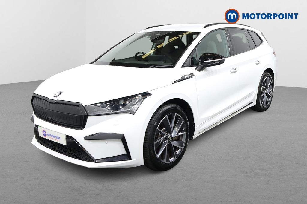 Skoda Enyaq Sportline Plus Automatic Electric SUV - Stock Number (1646598) - Passenger side front corner