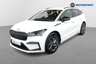 Skoda Enyaq Sportline Plus Automatic Electric SUV - Stock Number (1646598) - Passenger side front corner