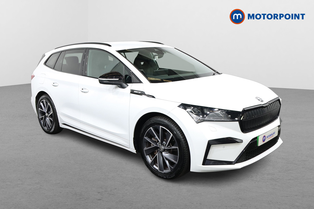 Skoda Enyaq Sportline Plus Automatic Electric SUV - Stock Number (1646598) - Drivers side front corner