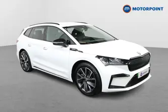 Skoda Enyaq Sportline Plus Automatic Electric SUV - Stock Number (1646598) - Drivers side front corner