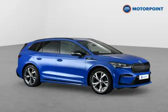 Skoda Enyaq 80 Sportline Plus Automatic Electric SUV - Stock Number (1648584) - Drivers side front corner