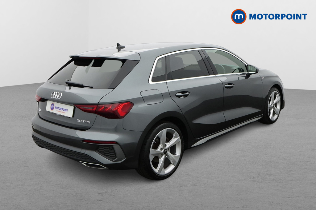 Audi A3 S Line Automatic Petrol Hatchback - Stock Number (1651222) - Drivers side rear corner