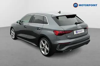 Audi A3 S Line Automatic Petrol Hatchback - Stock Number (1651222) - Passenger side rear corner