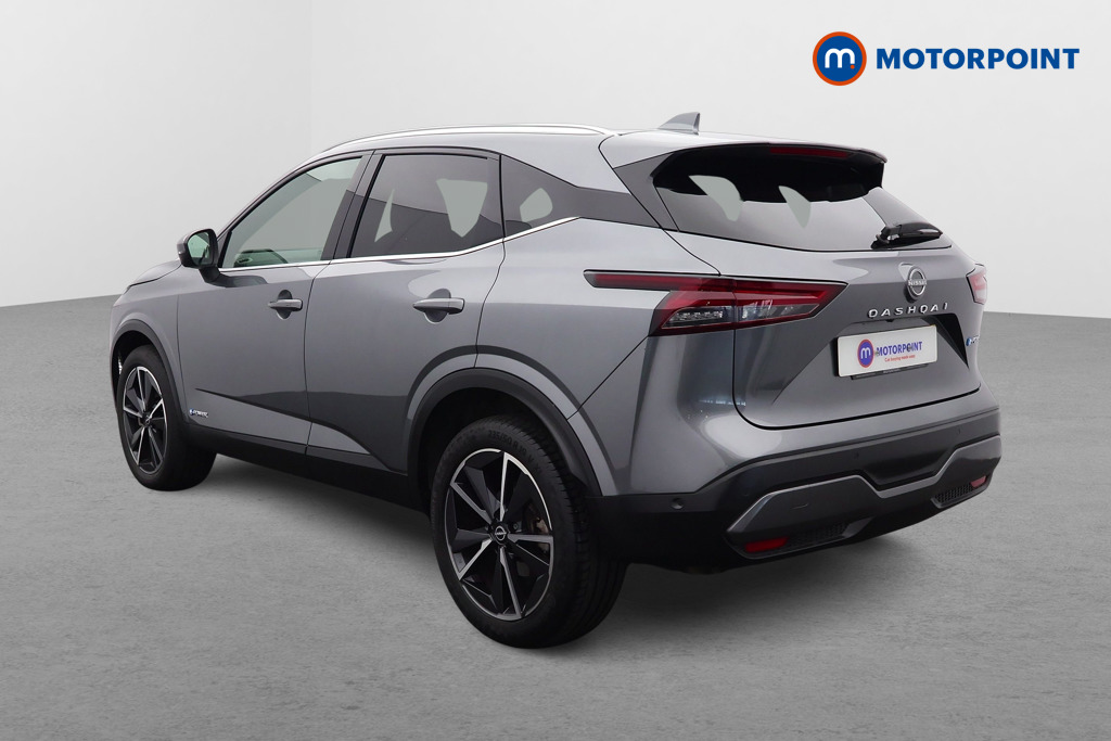 Nissan Qashqai Tekna Automatic Petrol-Electric Hybrid SUV - Stock Number (1651420) - Passenger side rear corner