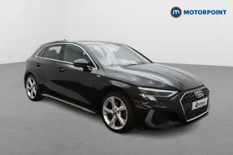 Audi A3 S Line Manual Petrol Hatchback - Stock Number (1653343) - Drivers side front corner