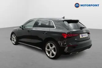Audi A3 S Line Manual Petrol Hatchback - Stock Number (1653343) - Passenger side rear corner