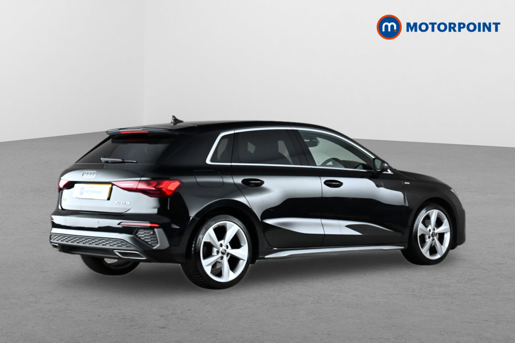 Audi A3 S Line Manual Petrol Hatchback - Stock Number (1655229) - Drivers side rear corner