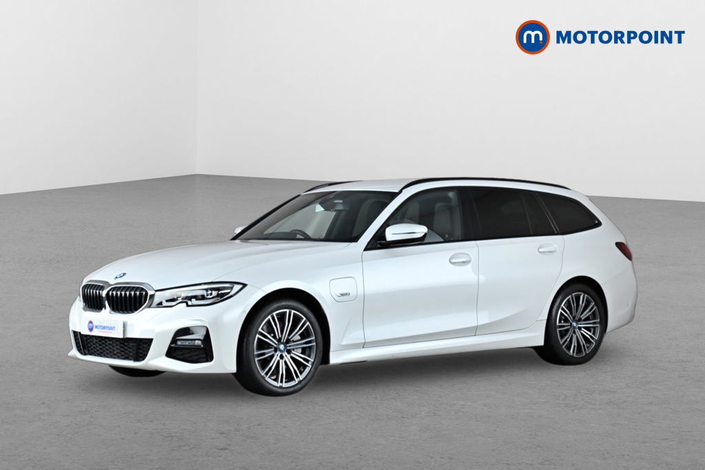 BMW 3 Series M Sport Automatic Petrol Plug-In Hybrid Estate - Stock Number (1655686) - Passenger side front corner