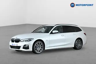 BMW 3 Series M Sport Automatic Petrol Plug-In Hybrid Estate - Stock Number (1655686) - Passenger side front corner