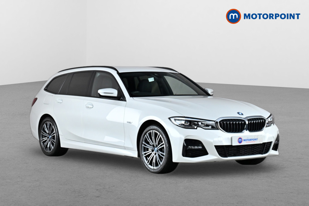 BMW 3 Series M Sport Automatic Petrol Plug-In Hybrid Estate - Stock Number (1655686) - Drivers side front corner