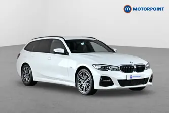 BMW 3 Series M Sport Automatic Petrol Plug-In Hybrid Estate - Stock Number (1655686) - Drivers side front corner
