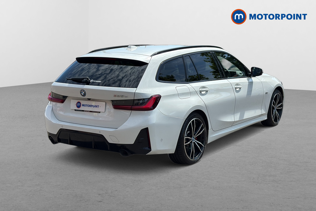BMW 3 Series M Sport Automatic Petrol Plug-In Hybrid Estate - Stock Number (1656013) - Passenger side rear corner