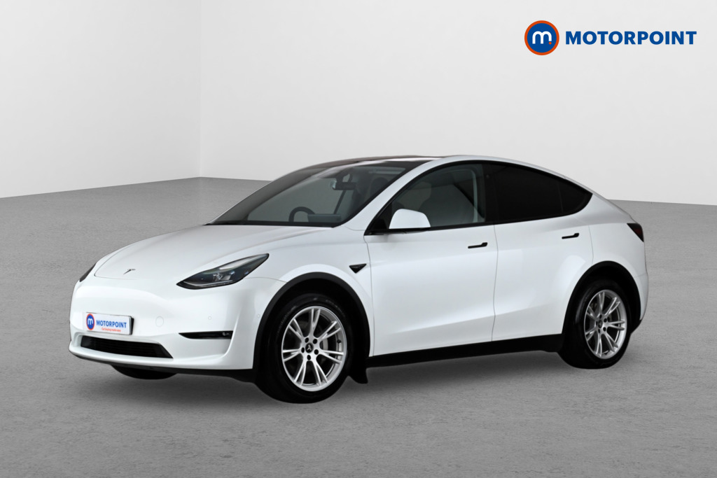 Tesla Model Y Long Range Automatic Electric SUV - Stock Number (1656059) - Passenger side front corner