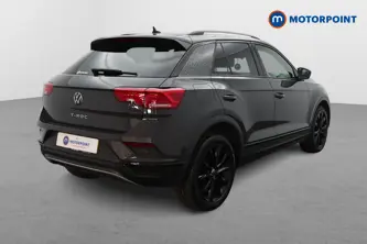 Volkswagen T-Roc Black Edition Automatic Petrol SUV - Stock Number (1658221) - Drivers side rear corner
