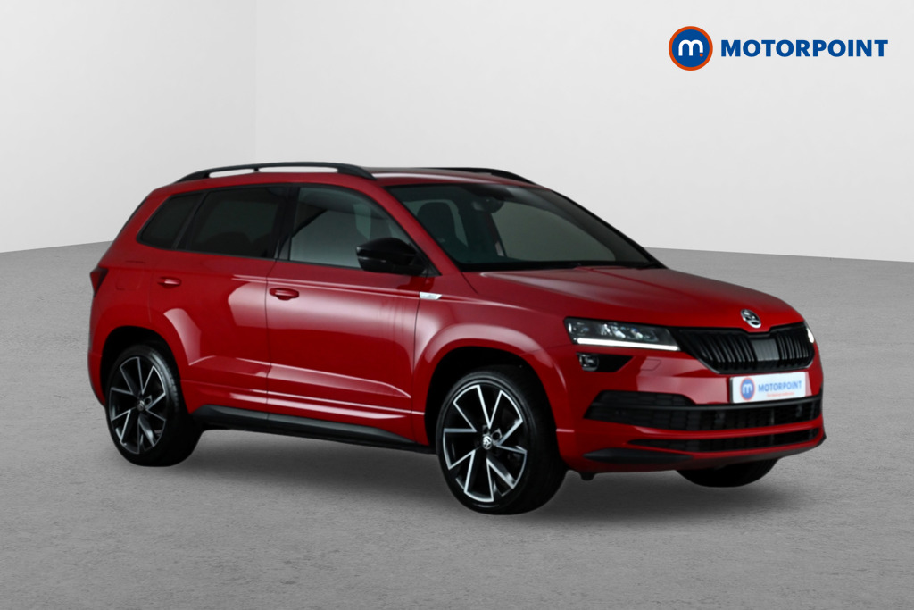 Skoda Karoq Sport Line Automatic Diesel SUV - Stock Number (1620490) - Drivers side front corner