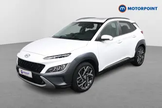 Hyundai Kona Ultimate Automatic Petrol-Electric Hybrid SUV - Stock Number (1627973) - Passenger side front corner