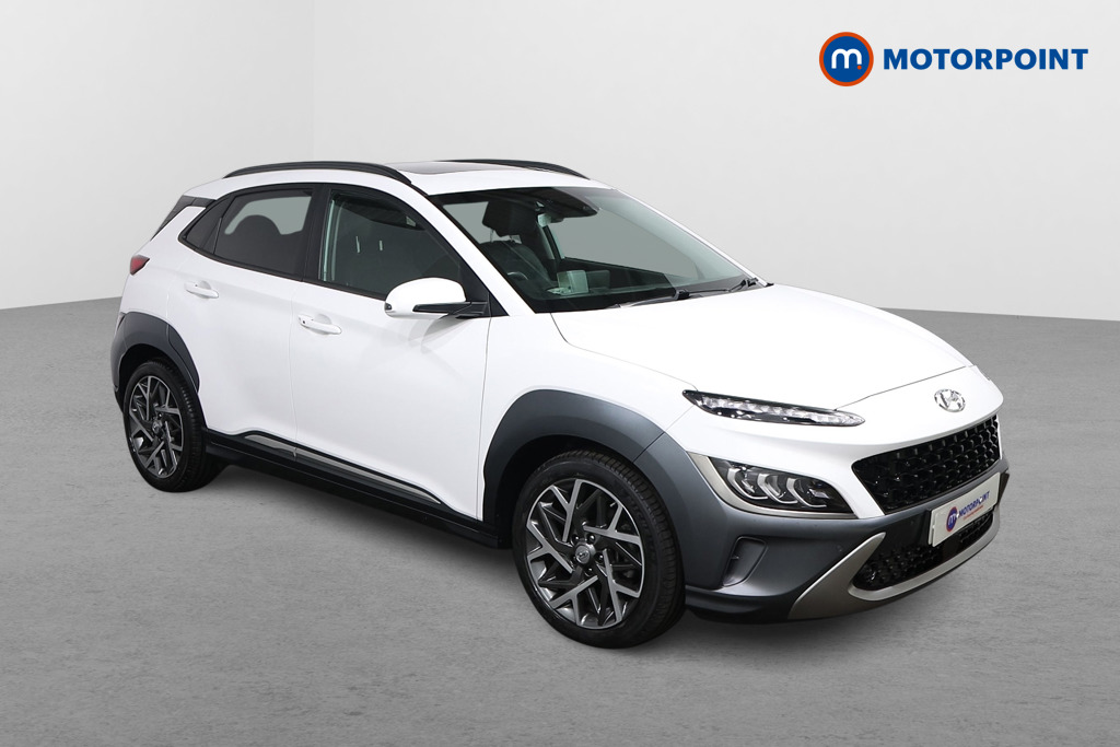 Hyundai Kona Ultimate Automatic Petrol-Electric Hybrid SUV - Stock Number (1627973) - Drivers side front corner