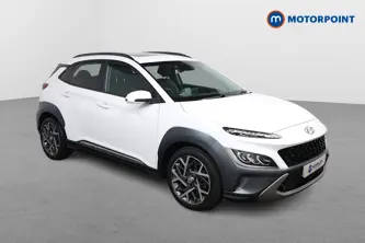 Hyundai Kona Ultimate Automatic Petrol-Electric Hybrid SUV - Stock Number (1627973) - Drivers side front corner