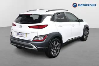 Hyundai Kona Ultimate Automatic Petrol-Electric Hybrid SUV - Stock Number (1627973) - Drivers side rear corner