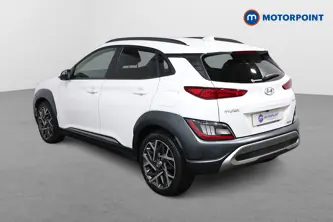 Hyundai Kona Ultimate Automatic Petrol-Electric Hybrid SUV - Stock Number (1627973) - Passenger side rear corner