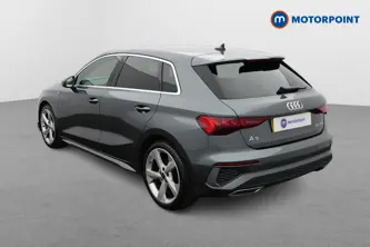 Audi A3 S Line Manual Petrol Hatchback - Stock Number (1635636) - Passenger side rear corner