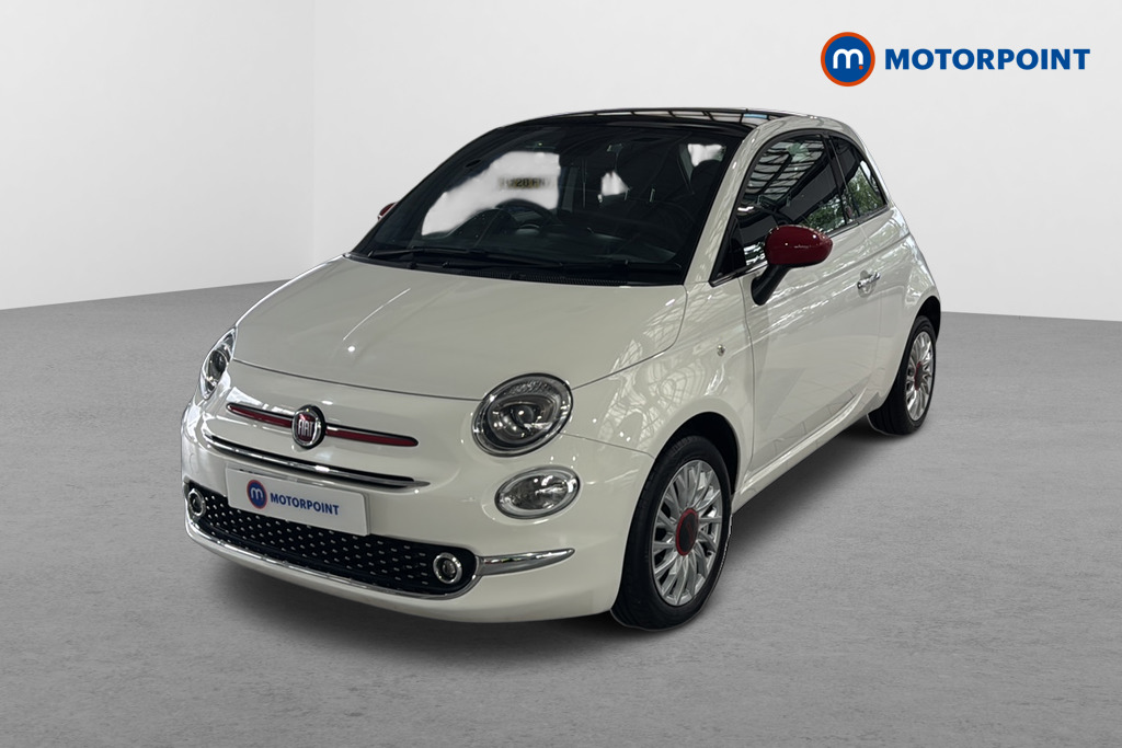 Fiat 500 RED Manual Petrol Hatchback - Stock Number (1636199) - Passenger side front corner