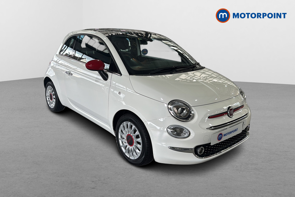 Fiat 500 RED Manual Petrol Hatchback - Stock Number (1636199) - Drivers side front corner
