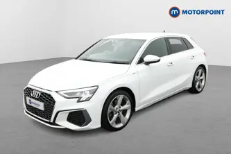 Audi A3 S Line Automatic Petrol Hatchback - Stock Number (1642134) - Passenger side front corner