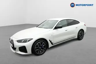 BMW I4 M60 Automatic Electric Hatchback - Stock Number (1643345) - Passenger side front corner