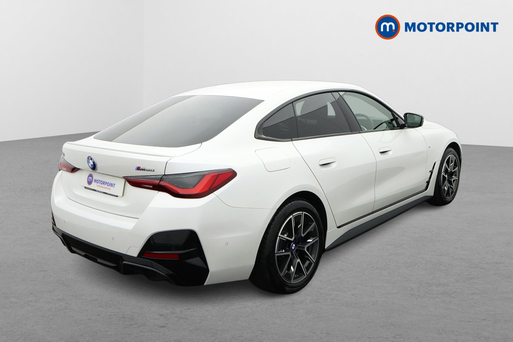 BMW I4 M60 Automatic Electric Hatchback - Stock Number (1643345) - Drivers side rear corner