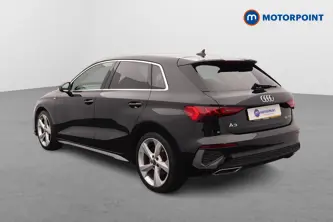Audi A3 S Line Manual Petrol Hatchback - Stock Number (1645935) - Passenger side rear corner