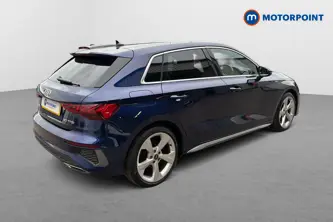 Audi A3 S Line Automatic Petrol Hatchback - Stock Number (1646150) - Passenger side rear corner
