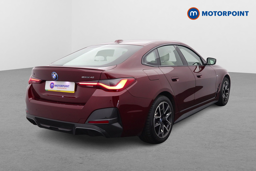 BMW I4 M Sport Automatic Electric Hatchback - Stock Number (1646332) - Drivers side rear corner