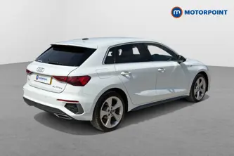 Audi A3 S Line Automatic Petrol Plug-In Hybrid Hatchback - Stock Number (1646465) - Passenger side rear corner