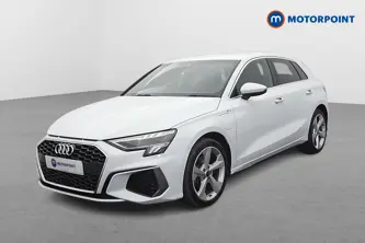 Audi A3 S Line Automatic Petrol Plug-In Hybrid Hatchback - Stock Number (1646469) - Passenger side front corner