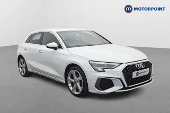Audi A3 S Line Automatic Petrol Plug-In Hybrid Hatchback - Stock Number (1646469) - Drivers side front corner