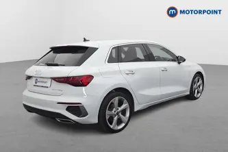 Audi A3 S Line Automatic Petrol Plug-In Hybrid Hatchback - Stock Number (1646469) - Drivers side rear corner