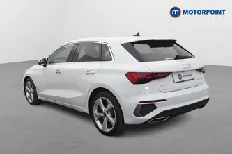 Audi A3 S Line Automatic Petrol Plug-In Hybrid Hatchback - Stock Number (1646469) - Passenger side rear corner