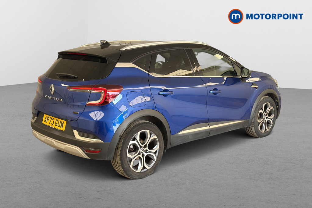 Renault Captur Techno Automatic Petrol-Electric Hybrid SUV - Stock Number (1647267) - Passenger side rear corner