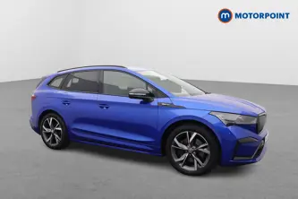 Skoda Enyaq Sportline Plus Automatic Electric SUV - Stock Number (1647769) - Drivers side front corner