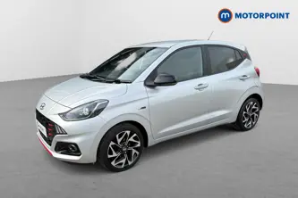 Hyundai I10 N Line Manual Petrol Hatchback - Stock Number (1647796) - Passenger side front corner