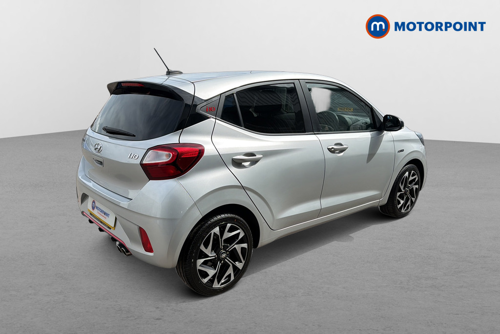 Hyundai I10 N Line Manual Petrol Hatchback - Stock Number (1647796) - Passenger side rear corner