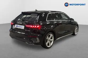 Audi A3 S Line Automatic Petrol Hatchback - Stock Number (1649458) - Drivers side rear corner