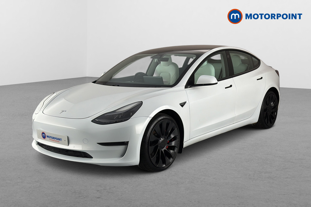 Tesla Model 3 Performance Automatic Electric Saloon - Stock Number (1650532) - Passenger side front corner
