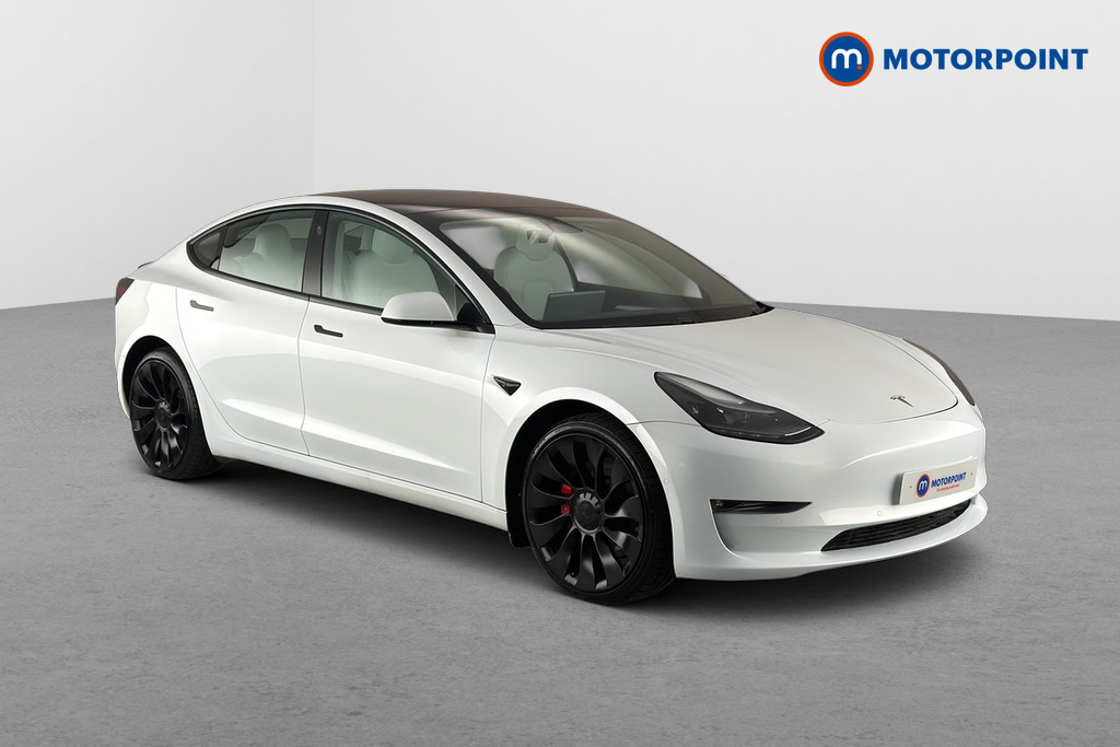 Tesla Model 3 Performance Automatic Electric Saloon - Stock Number (1650532) - Drivers side front corner